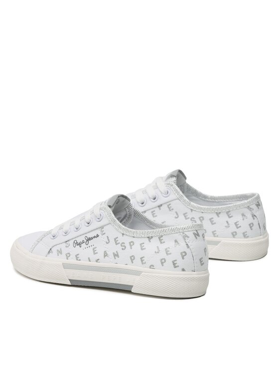 Pepe Jeans Pepe Jeans Гуменки Brady Shine G PGS30562 Бял