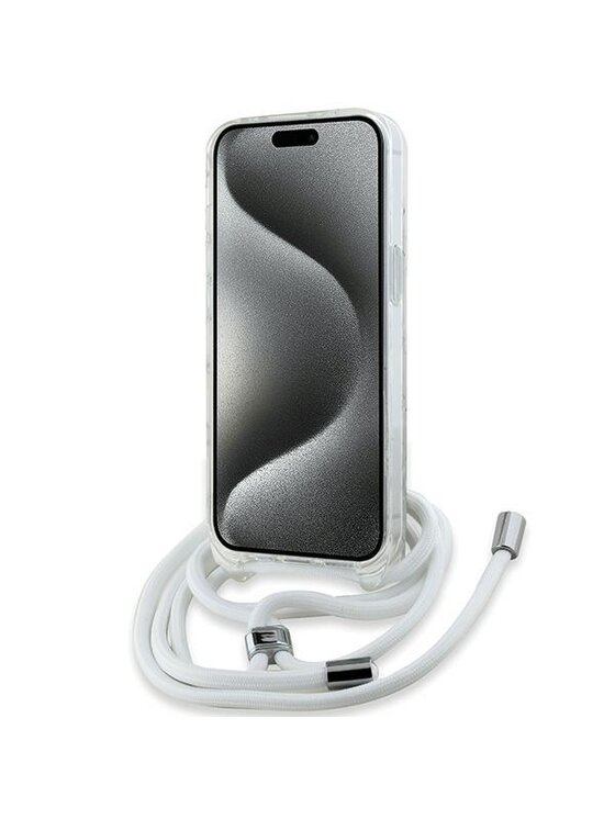 KARL LAGERFELD KARL LAGERFELD Etui na telefon Apple iPhone 15 Przezroczysty
