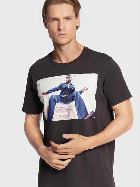 Wrangler Wrangler T-Shirt LEON BRIDGES W7ACEEXV6 112328309 Szary Regular Fit