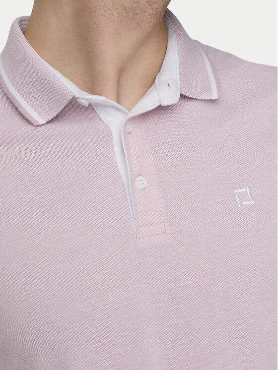 Only & Sons Only & Sons Тениска с яка и копчета Fletcher 22024827 Розов Regular Fit