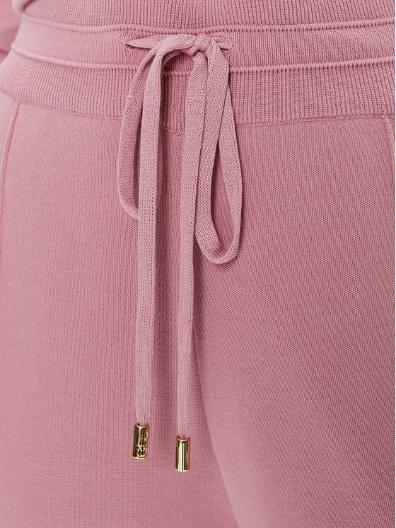 PINKO Pinko Megztos kelnės Gardenia 102813 A115 Rožinė Regular Fit