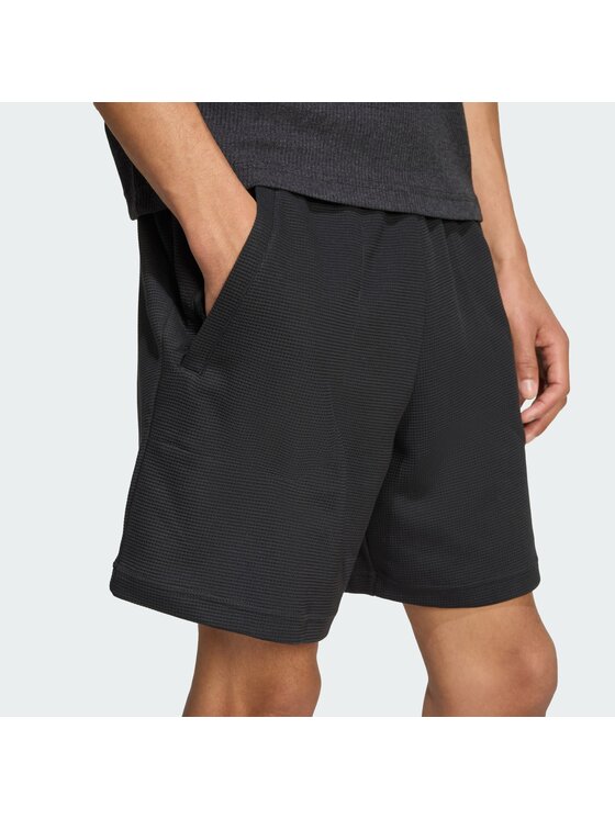 adidas adidas Szorty materiałowe 136315 Czarny Regular Fit