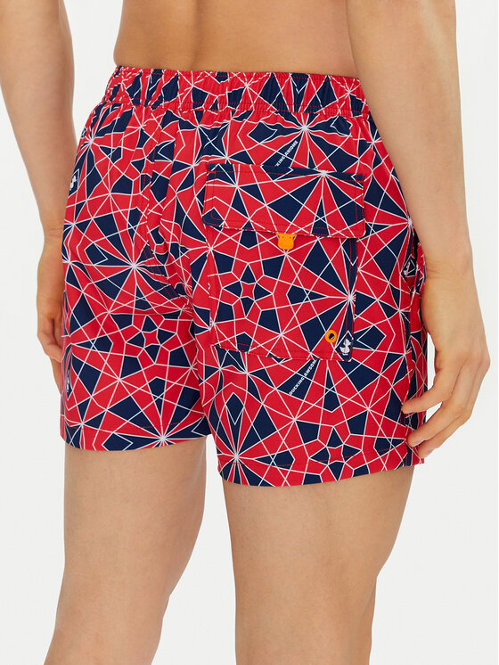 Save The Duck Save The Duck Kupaće gaće i hlače DW1222M SIPO20 Crvena Regular Fit
