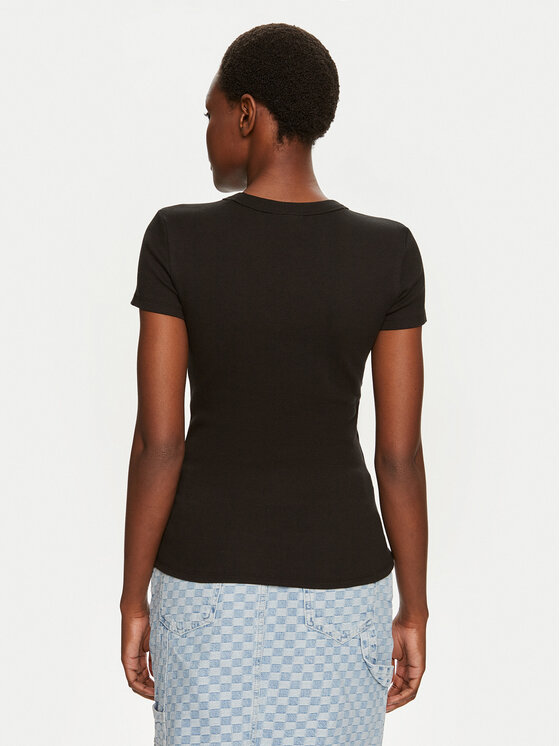 HUGO Hugo T-shirt Easy 50523924 Crna Slim Fit