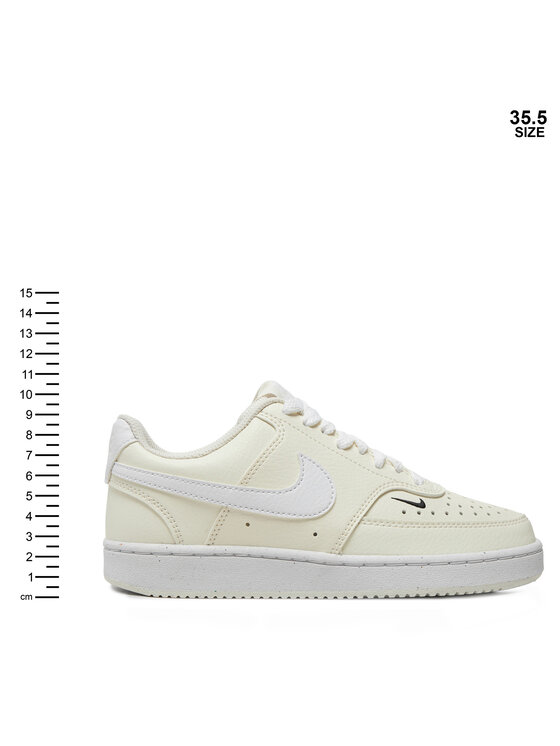 Nike Nike Sneakersy Court Vision Low Next Nature FV9952 100 Beżowy