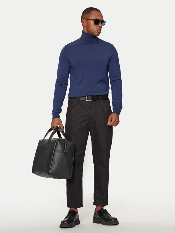 HUGO Hugo Dolčevita San Thomas-M 50474174 Tamnoplava Slim Fit