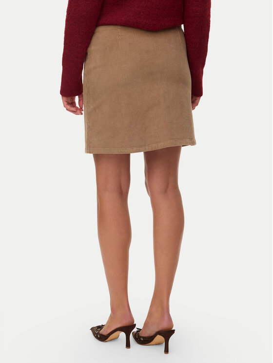 Vero Moda Vero Moda Mini sukně Etta 10315342 Béžová Regular Fit