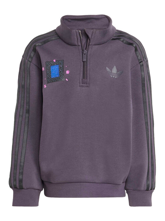 adidas adidas Dres Minecraft KC6834 Fioletowy Loose Fit