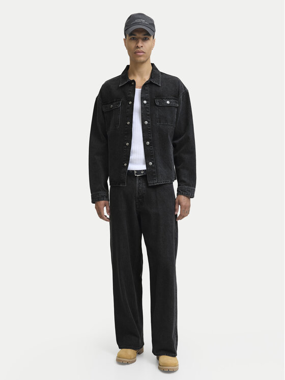 Jack & Jones Jack & Jones Jeansy Dave Original 12290248 Černá Baggy Fit
