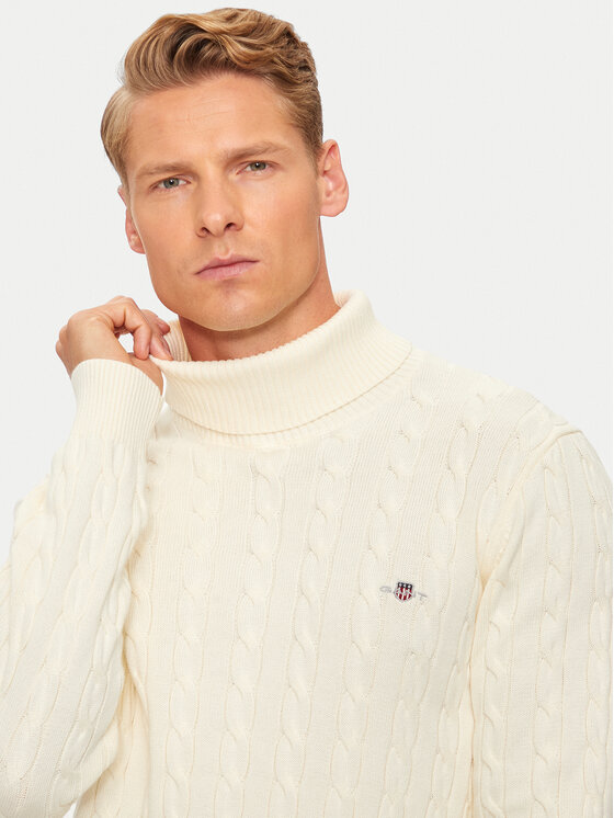 Gant Gant Dolčevita 8050607 Bež Regular Fit