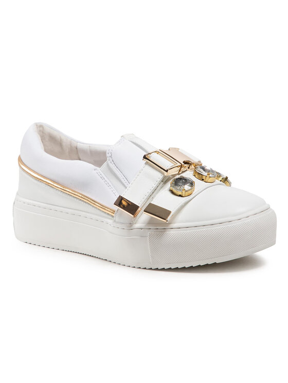 Eva Minge Eva Minge Sneakers aus Stoff EM-41-09-001074 Weiß