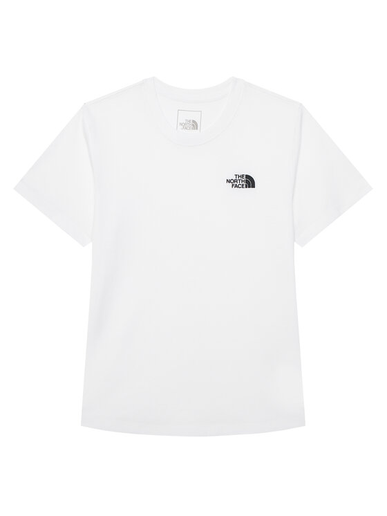 The North Face Tricou Teen Evolution Simple NF0A8F9Z Alb Regular Fit