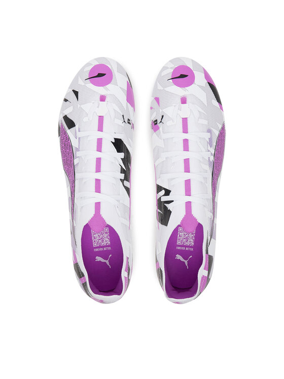 Puma Puma Ποδοσφαιρικά Παπούτσια Ultra 5 Match Forever Fg/Ag 108412 01 Λευκό