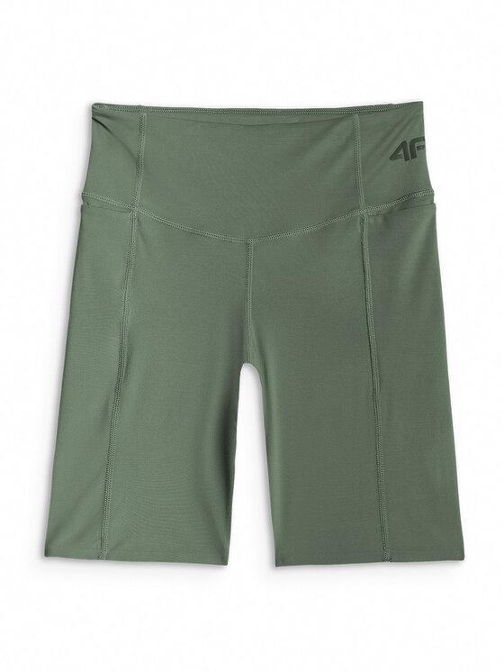 4F 4F Legginsy TREKKING Khaki Slim Fit