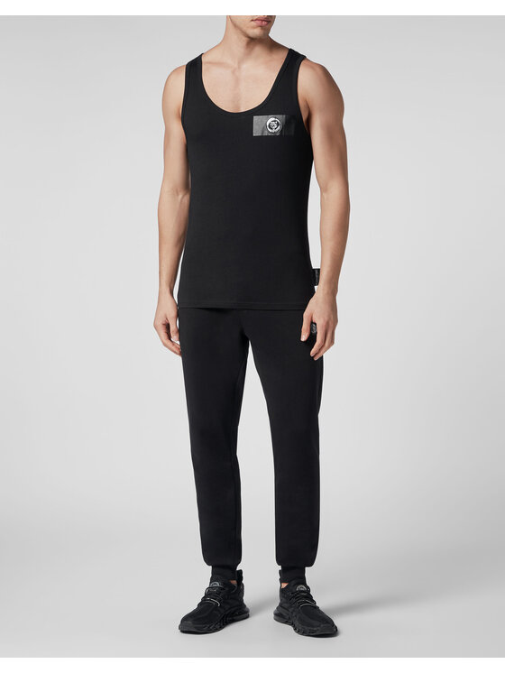 Plein Sport Plein Sport Tank top 1297 Černá Regular Fit