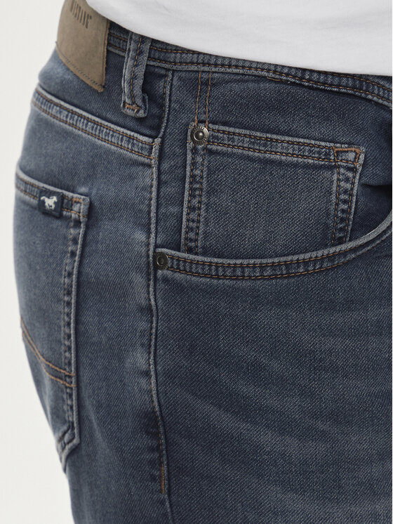 Mustang Mustang Jeans kratke hlače Chicago 1014891 Mornarsko modra Regular Fit