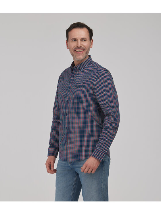 Lee Cooper Lee Cooper Koszula jeansowa LARS Niebieski Regular Fit
