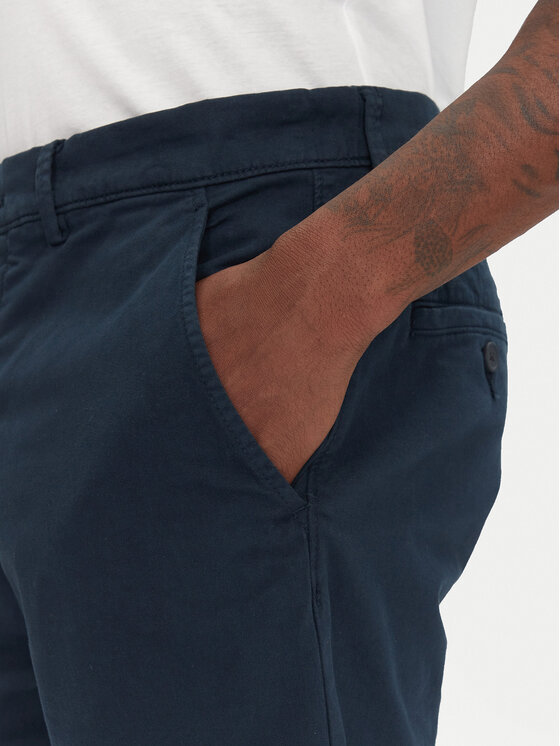 Pepe Jeans Pepe Jeans Šortky z materiálu PM801181 Tmavomodrá Regular Fit