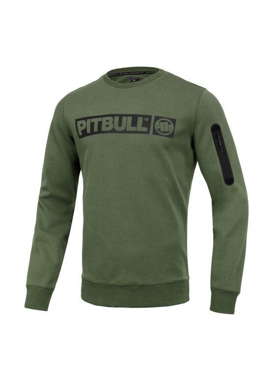 PITBULL PITBULL Bluza Bluza Zielony Regular Fit
