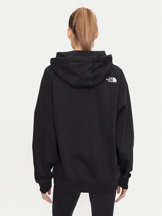 The North Face The North Face Džemperis ar kapuci Essential NF0A89EN Melns Oversize