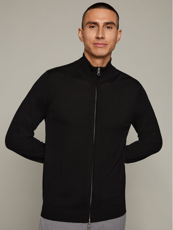 Matinique Kardigán 30204879 Čierna Regular Fit