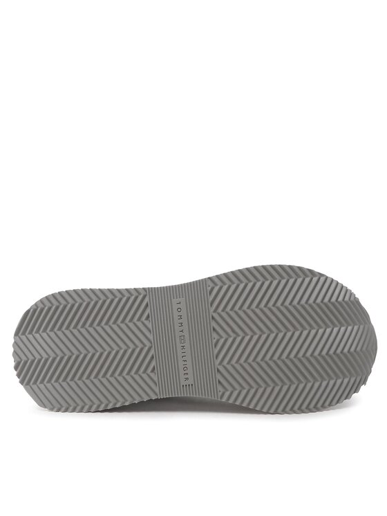 Tommy Hilfiger Tommy Hilfiger Αθλητικά Elevated Embossed Runner Gold FW0FW07384 Λευκό