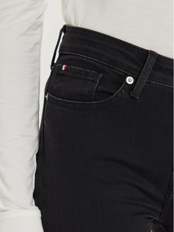 Tommy Hilfiger Tommy Hilfiger Traperice Como WW0WW42841 Crna Skinny Fit