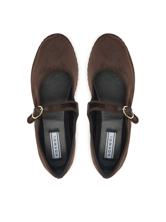 Nokwol Nokwol Scarpe basse Mel Marrone