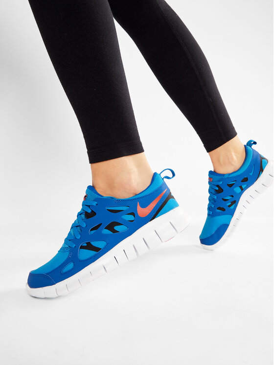 Nike Nike Взуття для бігу Free Run 2 (GS) 443742 404 Голубий