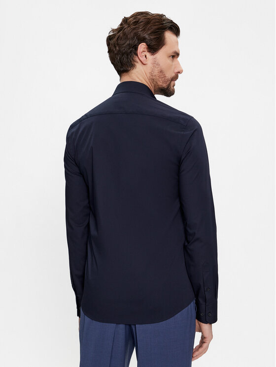 Calvin Klein Calvin Klein Koszula K10K110856 Granatowy Slim Fit