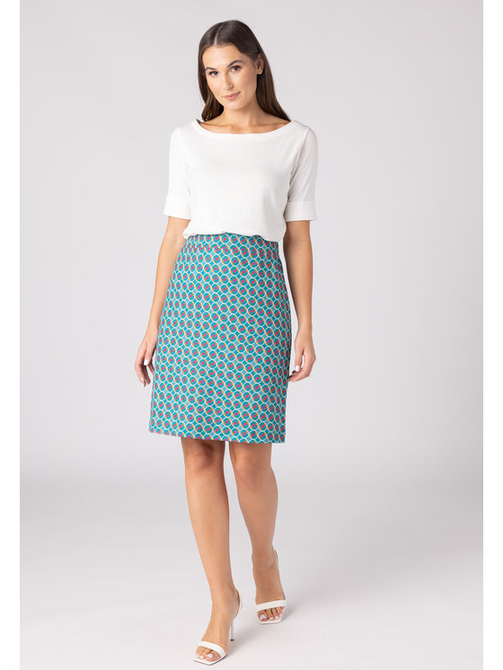 QUIOSQUE QUIOSQUE Sukňa QUIOSQUE 7VD002915 Zelená Regular Fit