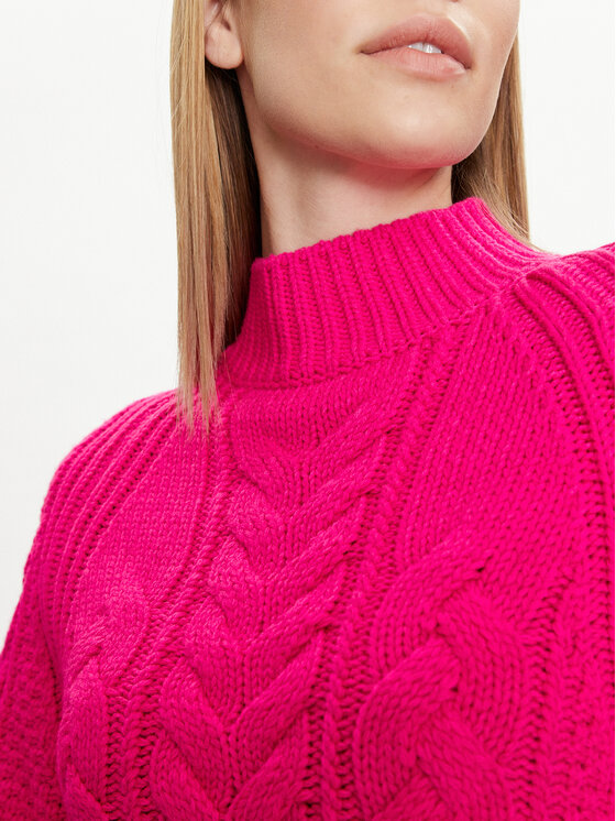 Morgan Morgan Rollkragenpullover 232-MAVIA Rosa Straight Fit