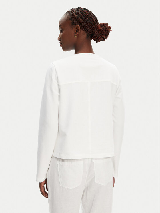 Olsen Olsen Átmeneti kabát 11201653 Fehér Regular Fit