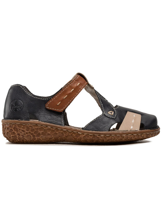 Rieker M0963 Scarpe Donna Basse In Pelle - Leggere E Flessibili Per La Primavera/Estate