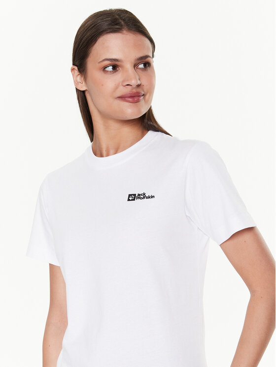 Jack Wolfskin Jack Wolfskin Technisches T-Shirt Essential 1808352 Weiß Regular Fit