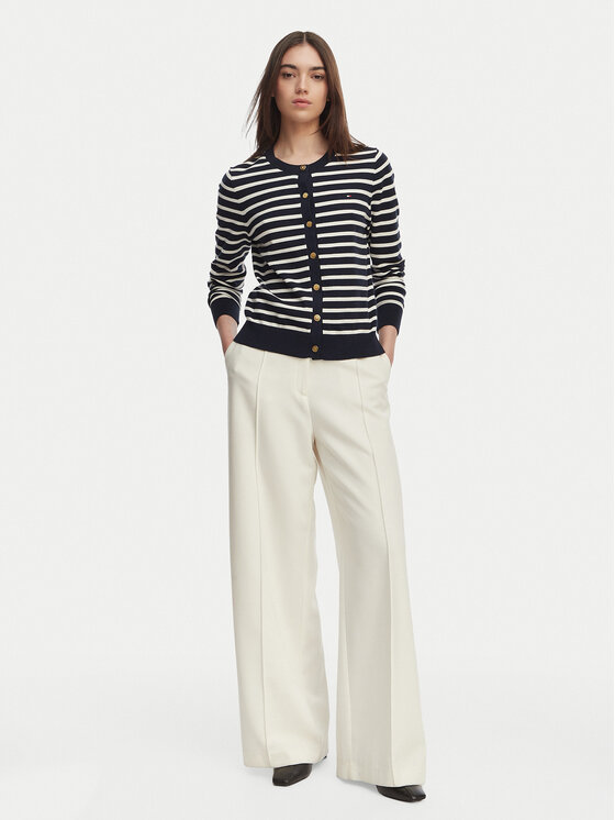 Tommy Hilfiger Tommy Hilfiger Kardigan WW0WW42370 Tmavomodrá Regular Fit