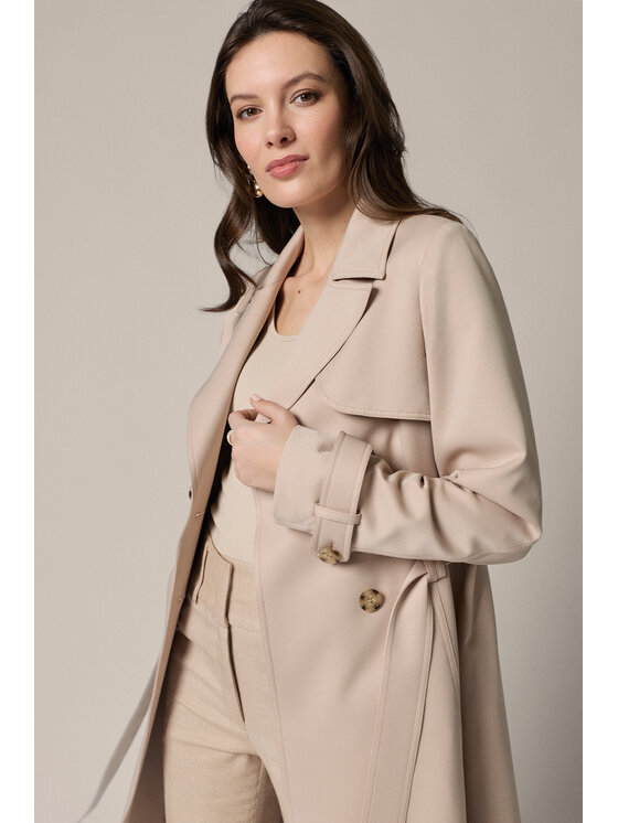 Lancerto Lancerto Trencz Concetta PC073126000009 Beżowy Regular Fit