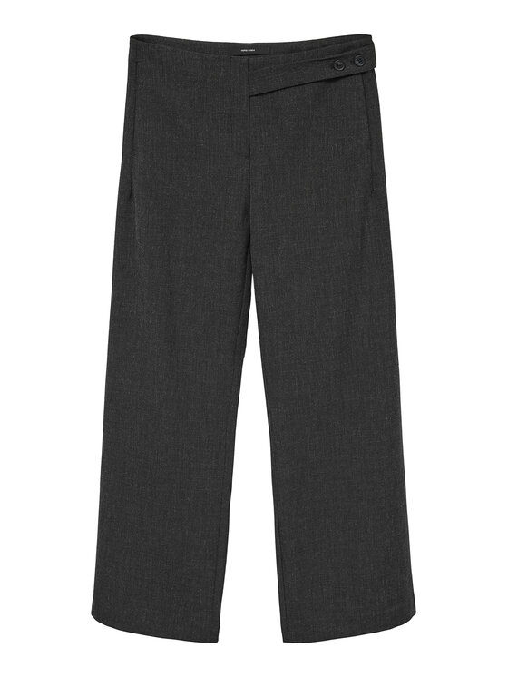Vero Moda Vero Moda Auduma bikses Bestie 10333960 Pelēks Wide Leg