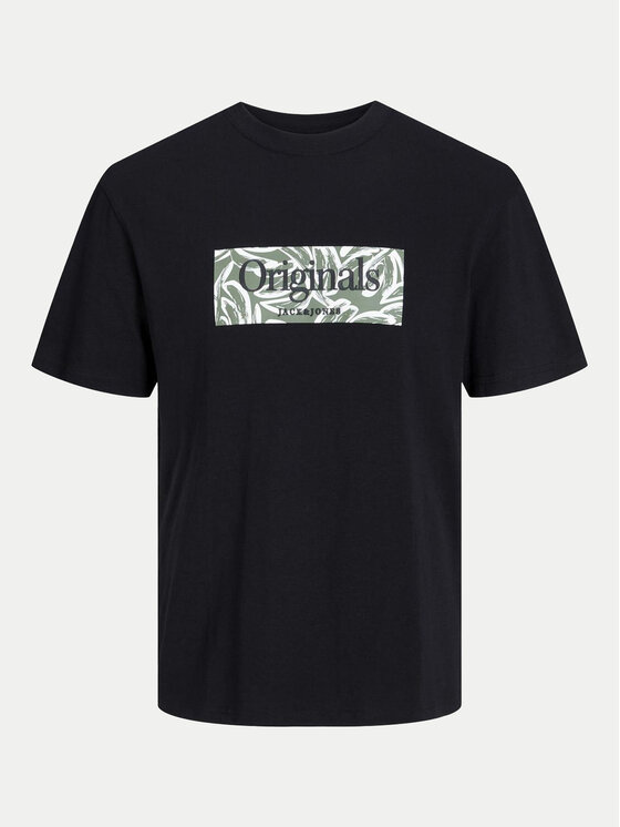 Jack & Jones Jack & Jones T-Shirt Lafayette 12250436 Czarny Relaxed Fit