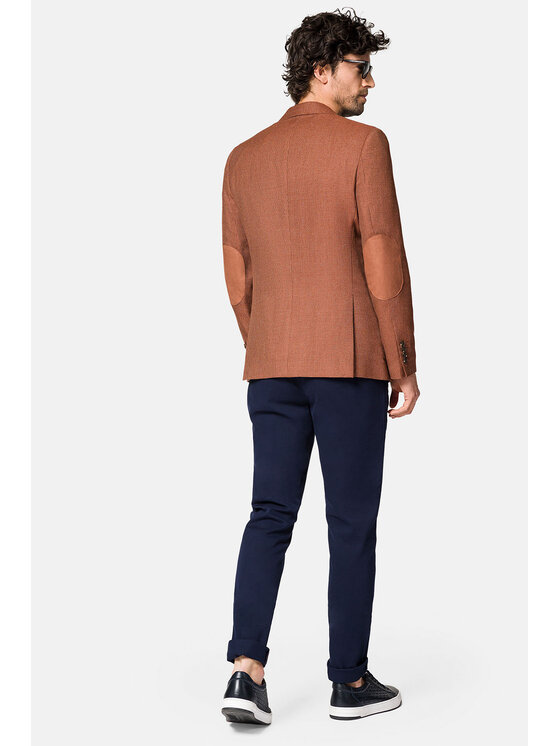 Lancerto Lancerto Marynarka Shannon MA131123000010 Brązowy Slim Fit