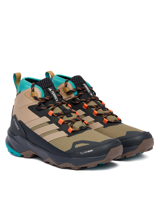 adidas adidas Trekingová obuv Terrex Skychaser AX5 Mid GORE-TEX CLIMAWARM+ JH7805 Hnědá