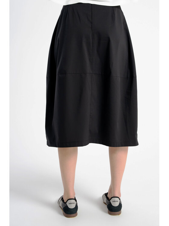CLICK CLICK Φούστα midi 50-746 Μαύρο Shaped Fit
