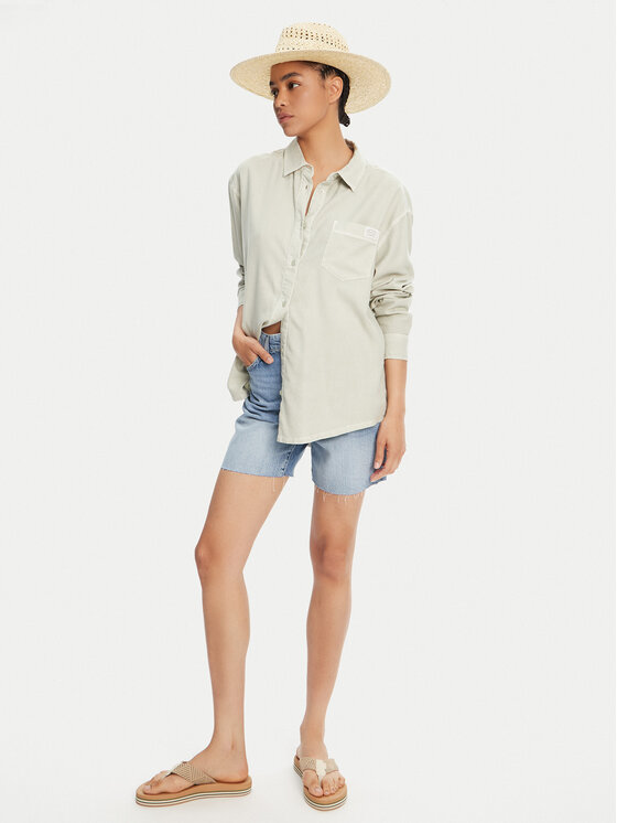 RVCA RVCA Krekls Showdown 23B051501 Zaļš Relaxed Fit