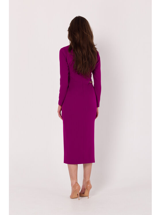 Makover Makover Vestito da giorno K178 Rosa Modern Fit