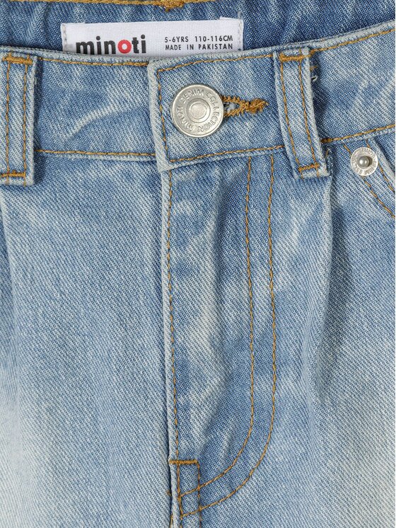 minoti minoti Szorty jeansowe 30SHORT152 Granatowy Regular Fit
