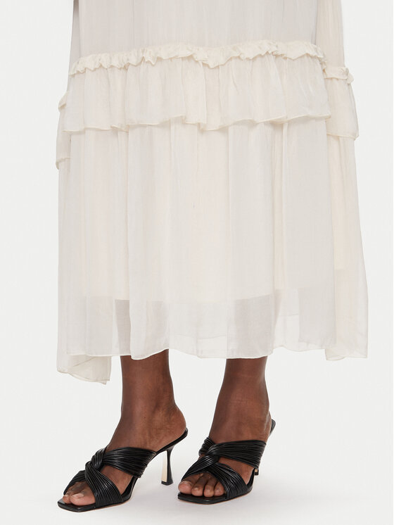 Dixie Dixie Rochie de vară A207W018A Bej Regular Fit