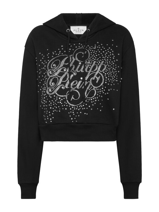 PHILIPP PLEIN PHILIPP PLEIN Bluza 24457 Czarny Regular Fit