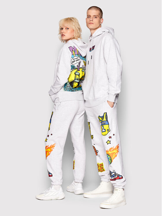 Market Market Jopa Unisex SMILEY Into The Unknown 397000381 Siva Relaxed Fit