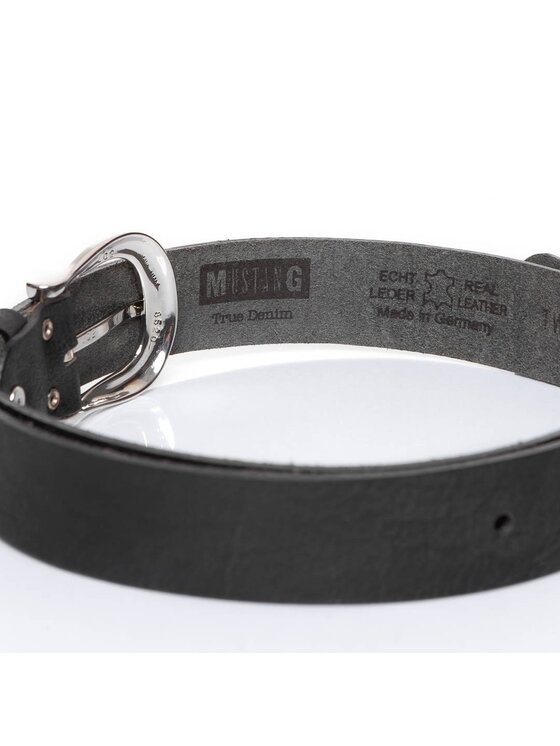 Mustang Mustang Cintura da uomo BELT Nero