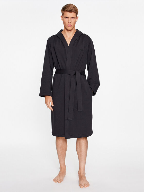 Boss Ogrtač Be Bold Robe 50501663 Crna